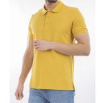 پولوشرت آستین کوتاه مردانه جوتی جینز مدل بیسیک کد 1551532 رنگ خردلی
