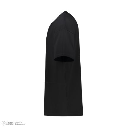 تی شرت اورسایز مردانه باینت مدل 813-2 رنگ مشکی