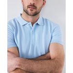 پولوشرت آستین کوتاه مردانه دی اس دامات مدل BL702L رنگ آبی