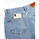 شلوار جین راسته مردانه مدل SB-SS-vk027111 رنگ آبی روشن