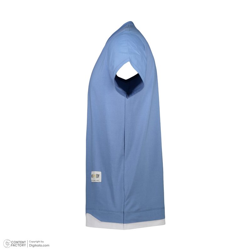 تی شرت آستین کوتاه مردانه مادر مدل EVER رنگ آبی