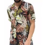 پیراهن آستین کوتاه مردانه جوتی جینز مدل هاوایی کد 3030103 چند رنگ