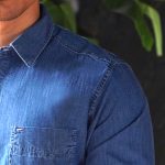 پیراهن جین آستین بلند مردانه کد 1162-050