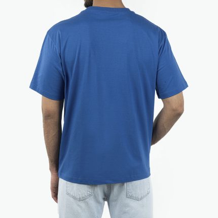 تی شرت آستین کوتاه مردانه جوتی جینز مدل یقه گرد کد 1551411 رنگ آبی تیره