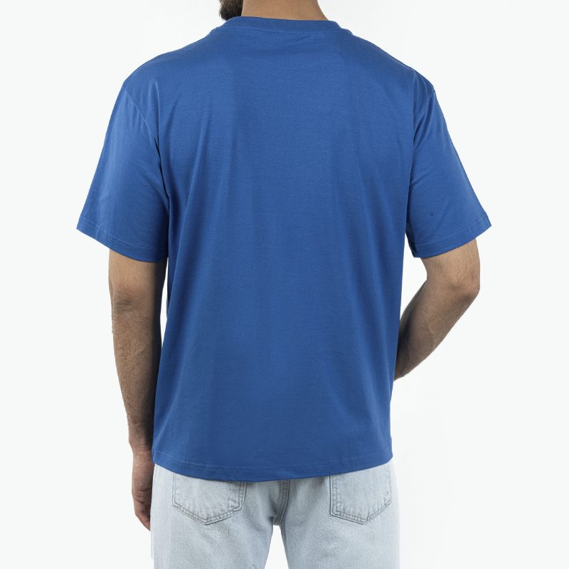 تی شرت آستین کوتاه مردانه جوتی جینز مدل یقه گرد کد 1551411 رنگ آبی تیره