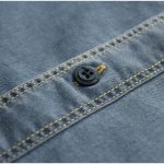 پیراهن آستین بلند یقه برگردان مردانه مدل نیلگون کد 18668638