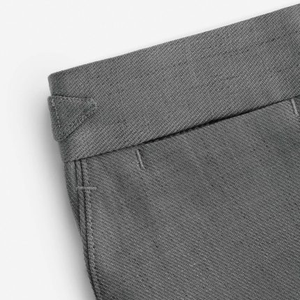 شلوار مردانه کروم مدل پارچه ای سگک دار 2412508