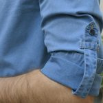 پیراهن آستین بلند یقه برگردان مردانه مدل نیلگون کد 18668638