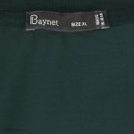 تی شرت اورسایز مردانه باینت مدل 816-1 رنگ سبز تیره