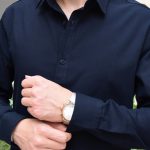 پیراهن آستین بلند یقه برگردان مردانه پایتی جامه مدل تارا کد 19142511