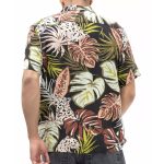 پیراهن آستین کوتاه مردانه جوتی جینز مدل هاوایی کد 3030103 چند رنگ